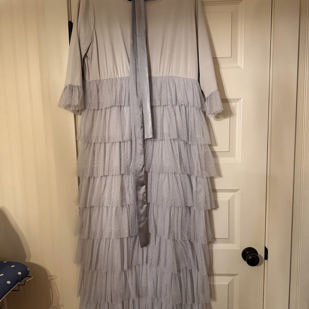 Dainty jewells tule maxi dress